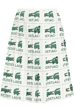 Lacoste Broderet nederdel med plisseringer
