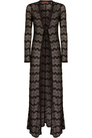 Missoni Cover-up i lamé med zigzagmønster