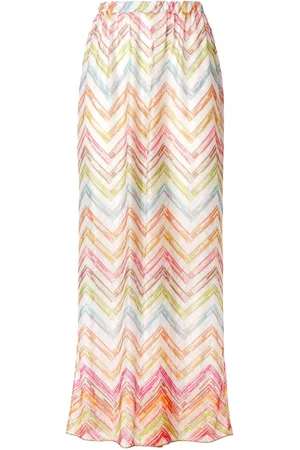 Missoni Palazzo-bukser med zigzagmønster