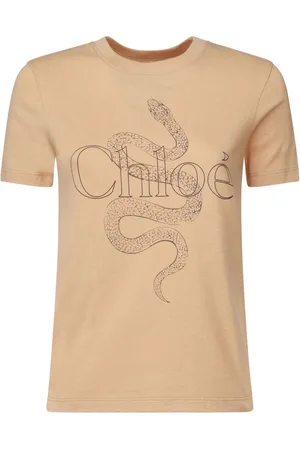 Chloé T-shirt med slangetryk