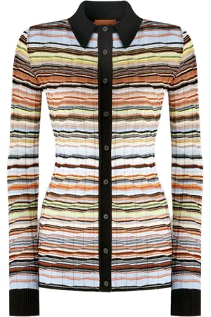 Missoni Strikket skjorte med striber