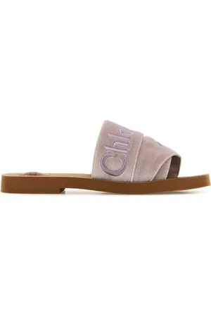 Chloé Sandaler med broderet logo