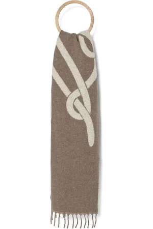 Karl Lagerfeld Intarsia-strikket tørklæde med logo