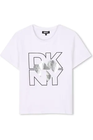DKNY T-shirt med logotryk