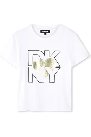 DKNY T-shirt med logotryk