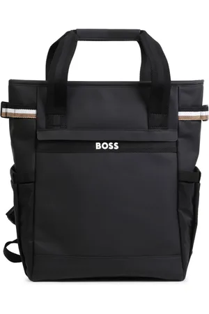 HUGO BOSS Puslerygsæk med logoapplikation