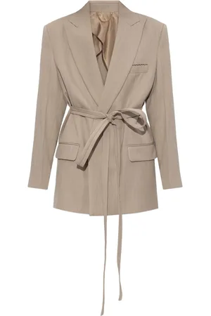 Victoria Beckham Blazer med bånd i taljen