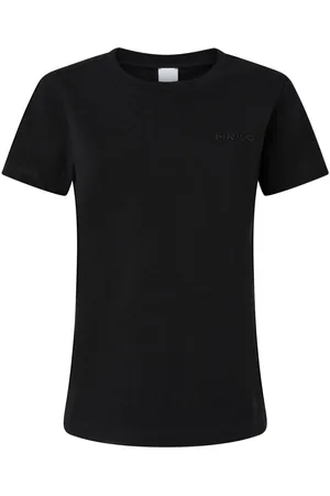 Pinko T-shirt med logobroderi