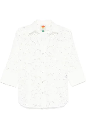 Farm Rio Skjorte i broderie-anglaise