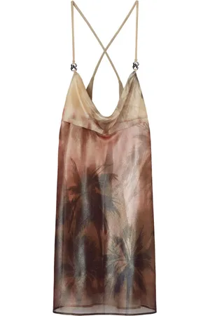 Palm Angels Kort Sunset Palms kjole