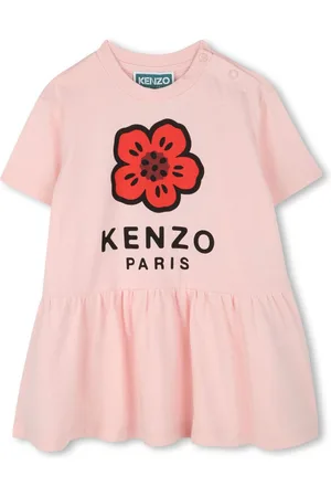 Kenzo Kjole med Boke Flower-tryk