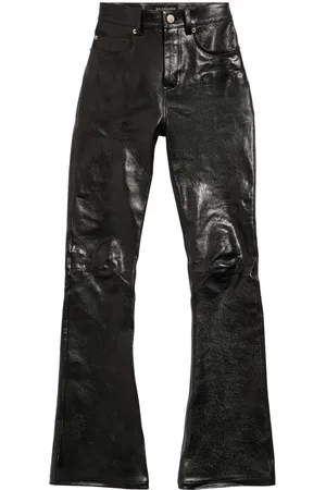 Balenciaga Læderbukser med bootcut-snit