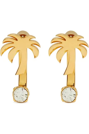Palm Angels Palme-øreringe med rhinsten