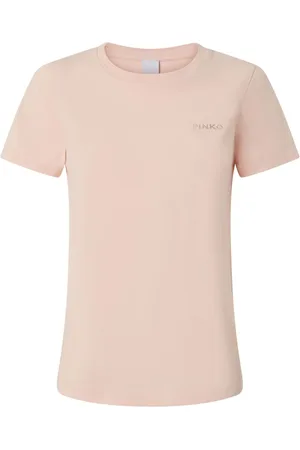 Pinko T-shirt med logobroderi