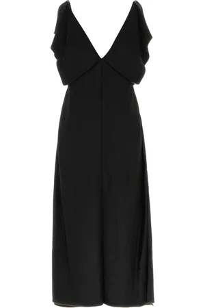Jil Sander Lang kjole med V-hals
