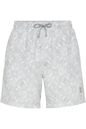 Brunello Cucinelli Badeshorts med paisleytryk