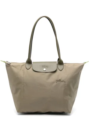 Longchamp Stor Le Pliage Green tote
