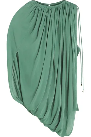 Lanvin Draperet jerseytop