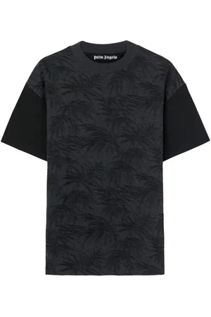 Palm Angels Palms T-shirt med kurvet logo