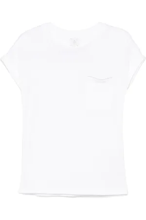 ELEVENTY T-shirt i jersey-tekstur