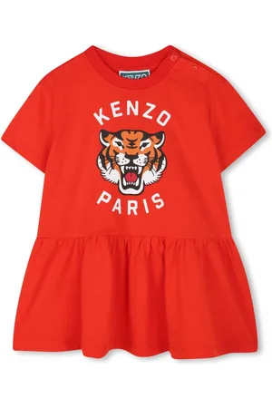 Kenzo Kjole med tigertryk