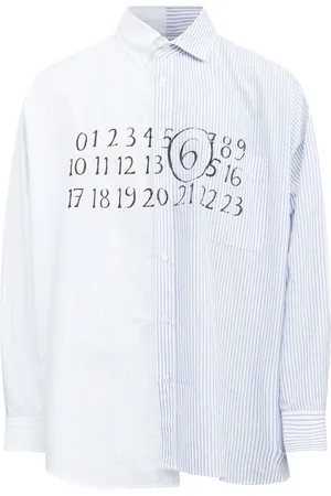 Maison Margiela Asymmetrisk skjorte