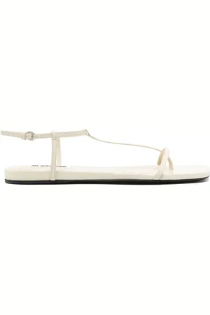 Jil Sander Flade sandaler med firkantet tå