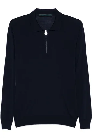 Kiton Finstrikket polo
