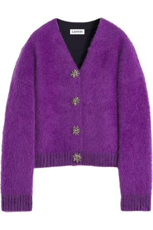 Lanvin Cropped cardigan med børstet effekt