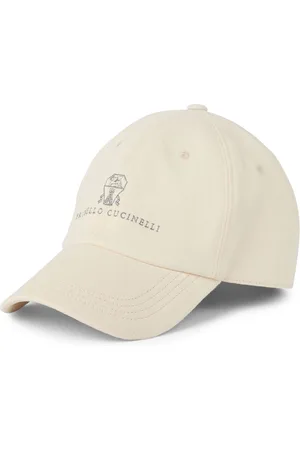 Brunello Cucinelli Kasket med broderet logo