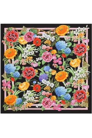 Dolce & Gabbana Tørklæde med blomstertryk