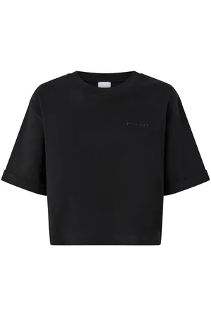 Pinko T-shirt med logobroderi