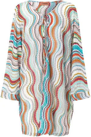 Missoni Strandkjole i bølget lamé