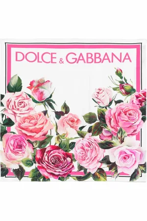 Dolce & Gabbana Tørklæde med blomstertryk
