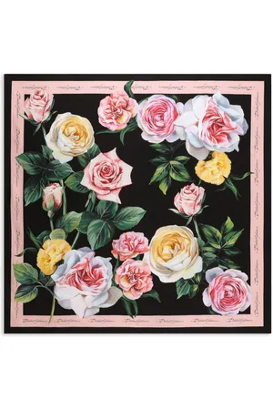 Dolce & Gabbana Tørklæde med blomstertryk