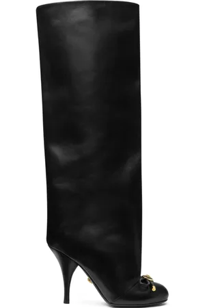 VERSACE 105 mm knæhøje Opera Bow støvler