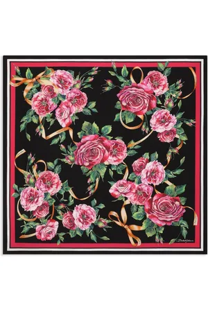 Dolce & Gabbana Tørklæde med blomstertryk