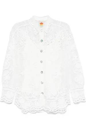 Farm Rio Skjorte i broderie-anglaise