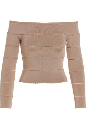 ALEXANDRE VAUTHIER Top med off-shoulder-snit