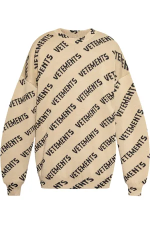 Vetements Sweater med logo