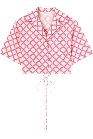 Palm Angels Skjorte med krydset logo