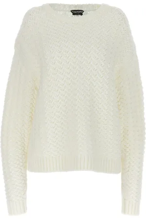 Tom Ford Sweater i uld med logo