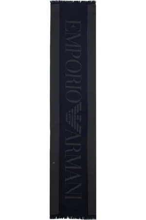 Emporio Armani Tørklæde i jacquard med logo