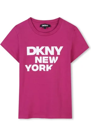 DKNY T-shirt med logotryk