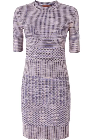 Missoni Kjole i meleret strik