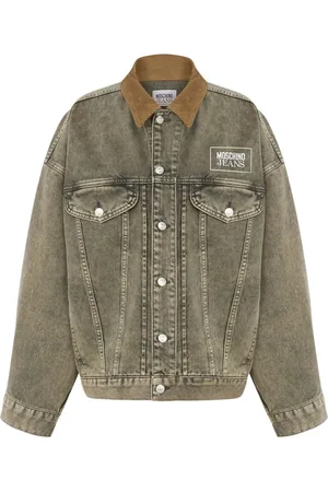 Moschino Denimjakke med logotryk
