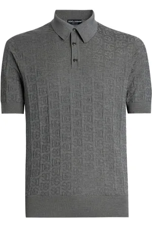 Dolce & Gabbana Poloskjorte med jacquard-logo