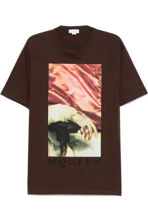 Alexander McQueen T-shirt med grafisk tryk