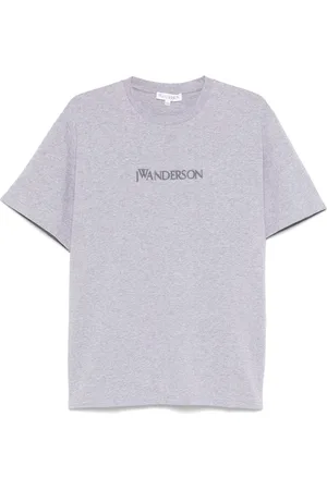 J.W.Anderson T-shirt i flocktekstur med logo