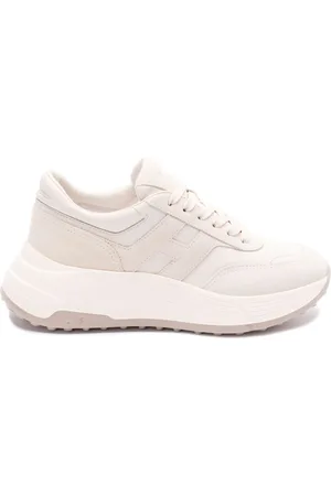 Hogan H-Stripes sneakers i ruskind